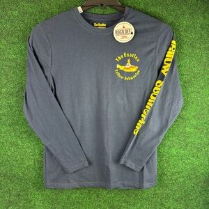The Beatles Yellow Submarine Rock Off Merch Rock Band Long Sleeve T-Shirt Medium